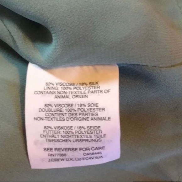 NWT J.Crew Velvet Tank Top in Blue, Size 6 - Picture 8 of 10